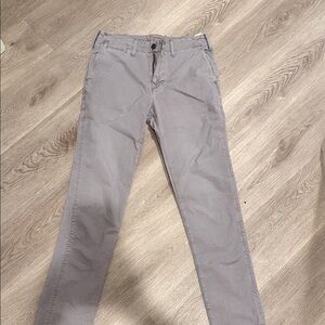 American Eagle Outfitters Light Gray Chinos